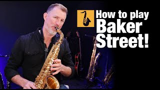 Saxophone Lesson  Baker Street  How to play on Saxophone 2020 [upl. by Ducan362]