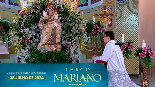 SegundaFeira Mistérios Gozosos  Terço Mariano com PadreManzottiOficial  080724 [upl. by Anastasie]