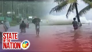 Dipolog City Boulevard nagmistulang swimming pool dahil sa umapaw na tubig mula sa dagat  SONA [upl. by Onihc558]