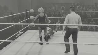 1943 June 1  Wrestling in Baltimore  Elvira Snodgrass vs Mae Young WWE 2K23 [upl. by Eisaj]