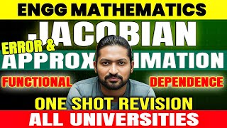 Jacobian🔥  One Shot Revision  Engineering Mathematics engineeringmathematics [upl. by Kip]