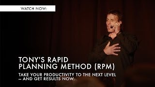 Tony Robbins Rapid Planning Method [upl. by Illah]