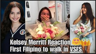 First Filipino VS Model Kelsey Merritt Reaction [upl. by Yotal448]