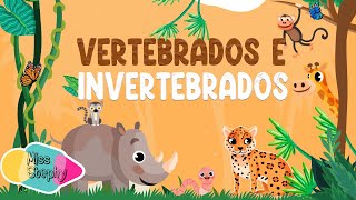 🔴Animales VERTEBRADOS🐸🐼 E INVERTEBRADOS🪼🦞 [upl. by Aggappe531]