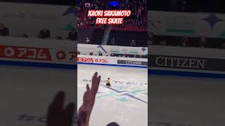 Kaori Sakamoto Free Skate Ending World Figure Skating Championships 2024 [upl. by Ailad]