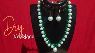 DIY Necklace  How to make necklace  Beaded necklace  Pearl necklace [upl. by Attenna]