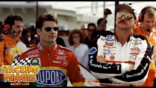 Dale Earnhardt vs Jeff Gordon Mike Helton explains how they got a point across  Stacking Pennies [upl. by Morganne664]