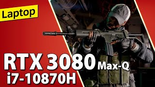 RTX 3080 MaxQ Laptop  i710870H  Test in 14 Games [upl. by Johanna208]