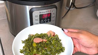 How to Make Tasty Collard Greens in an Instant Pot [upl. by Paulo]