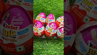 kinder joy barbie lots of chocolate chocolate wala shortscandyasmrytshorts jellyfruitcandy [upl. by Nodyl]