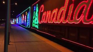 CP Holiday Train Departing Union Depot [upl. by Ahsenet438]