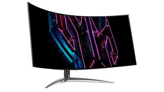 Acer Predator X45 New 45inch OLED gaming monitor receives Europe and US releases [upl. by Evod]