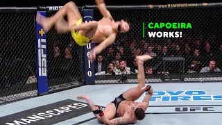 Crazy Capoeira Master Setting the UFC on Fire  Michel Pereira [upl. by Llenyar88]