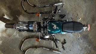 How to remove cb750k exhaust PLUS BRAP BRAPS [upl. by Alica]