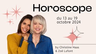 Horoscope du 13 au 19 octobre 2024 🥨 par Christine Haas astrologue [upl. by Dlorej219]