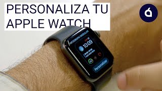 Cómo PERSONALIZAR la esfera de tu Apple Watch  Tutoriales de Applesfera [upl. by Nelg64]