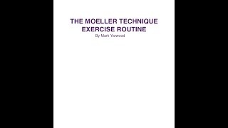 Moeller technique exercise On practice pad [upl. by Kcirddet]