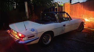 Triumph Stag Sunset Werneth low drive [upl. by Suanne81]