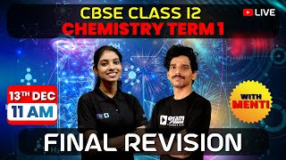 CBSE Class 12  Term 1 Exam  Chemistry  Final Revision  Exam Winner  Malayalam [upl. by Lenzi]