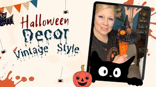 Lets Make Some Vintage Halloween Decor [upl. by Nuawaj]