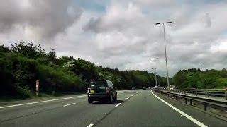 Driving in the UK  London to Oxford [upl. by Forsta830]