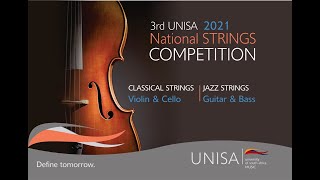 3rd Unisa 2021 National Strings Competition [upl. by Menendez]