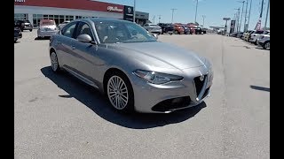 2017 Alfa Romeo Giulia Ti Lusso RWDWalk Around VideoIn Depth Review [upl. by Caughey]