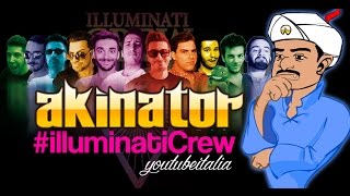 ILLUMINATI CREW SU AKINATOR w MikeShowSha  iNoobChannel [upl. by Esiouqrut]