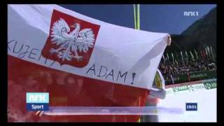 Adam Malysz siste hopp i Planica 20III2011 [upl. by Durman217]