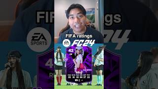 NewJeans FIFA Ratings newjeans soccer kpop eafc24 [upl. by Godwin]