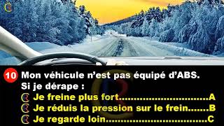 Nouveaux examen 👍 2023🕗 CodeDeLaRouteEnFrance 🇫🇷 Sérié 11 Q 01 à 40 Panneaux de signalisation [upl. by Eittel]