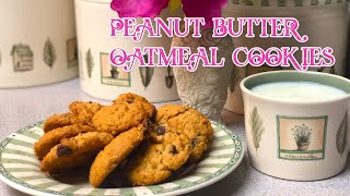 Peanut Butter Oatmeal Cookies  Freezer Friendly [upl. by Dorothy]