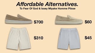 Homme Plisse Shorts  Fear Of God Loafers Affordable Alternatives  matthewkatidjo [upl. by Ynnod]