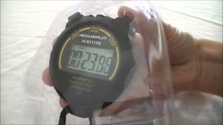 Accusplit S3cl Stopwatch [upl. by Dollar]