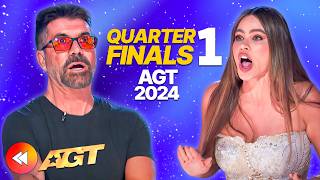 NEW Americas Got Talent ✨ Quarterfinals 1 ALL PERFORMANCES 🤩  AGT 2024 🇺🇸 [upl. by Leola]