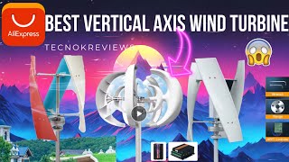 ✅¡TOP 3 Best Vertical Axis Wind Turbine Review in 2024🌟 [upl. by Llehctim]