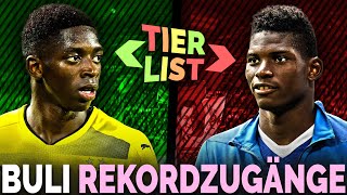 Wir ranken BundesligaRekordtransfers Calcio Berlin TIERLIST [upl. by Korb]