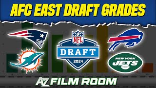 2024 NFL Draft Grades  AFC East [upl. by Yrreiht]