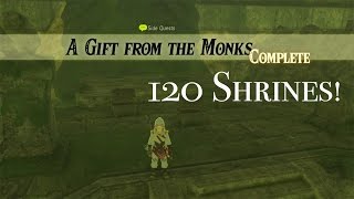 Breath of the Wild  120 Shrines Completed Special Armor set [upl. by Netaf]