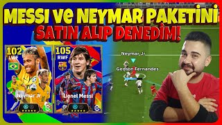 2014 NEYMAR ve 2005 MESSI PAKETLERİNİ SATIN ALIP DENEDİM ALINIR MI İLK eFootball Mobile 2025 MAÇIM [upl. by Lyret305]