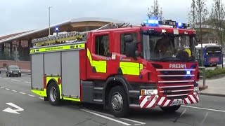 Cheshire Fire amp Rescue Service  Chester Water Ladder Responding [upl. by Ssenav]