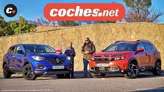 Renault Kadjar vs Citroën C5 Aircross SUV  Prueba  Test  Review en español  cochesnet [upl. by Nnyllatsyrc]