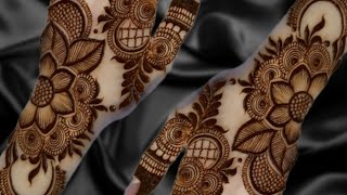 Easy New Latest Mehndi Design For Back Hand ll Easy Arabic Mehndi Designs For Begginer ll New Henna [upl. by Annoid953]