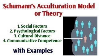 Schumanns Acculturation Model in UrduHindi  Schumanns Acculturation Theory in UrduHindi [upl. by Yaras735]