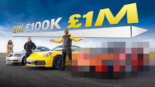 £1000 vs £100000 vs £1000000 Sports Car Which Is Best  4K [upl. by Vorster445]