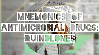 Mnemonics of Antimicrobial Drugs Quinolones [upl. by Anastos534]