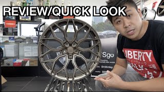 Vossen Wheels HF2 Satin Bronze ReviewQuick Look [upl. by Ayhdiv]