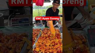 RM 1 Ayam Goreng in Shah Alam Night Market 🍗 [upl. by Rihat]