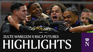 HIGHLIGHTS U23 Zulte Waregem  RSCA Futures  20232024 [upl. by Novyert]