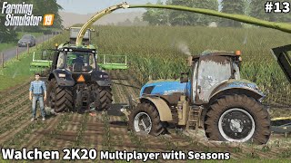 Real Hard Condition of Silage Harvesting│Walchen 2K20 With Season│FS 19│Timelapse13 [upl. by Clementia822]